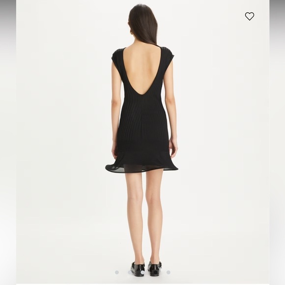 New Tory Burch Viscose Knit Hoop Dress - Picture 3 of 9